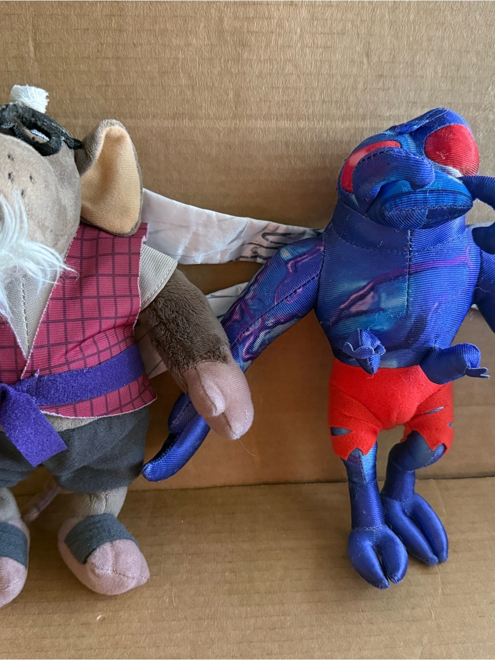 8” TMNT Superfly and Master Splinter. A27-C